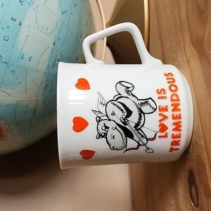 Vintage Hippo Cherub mug